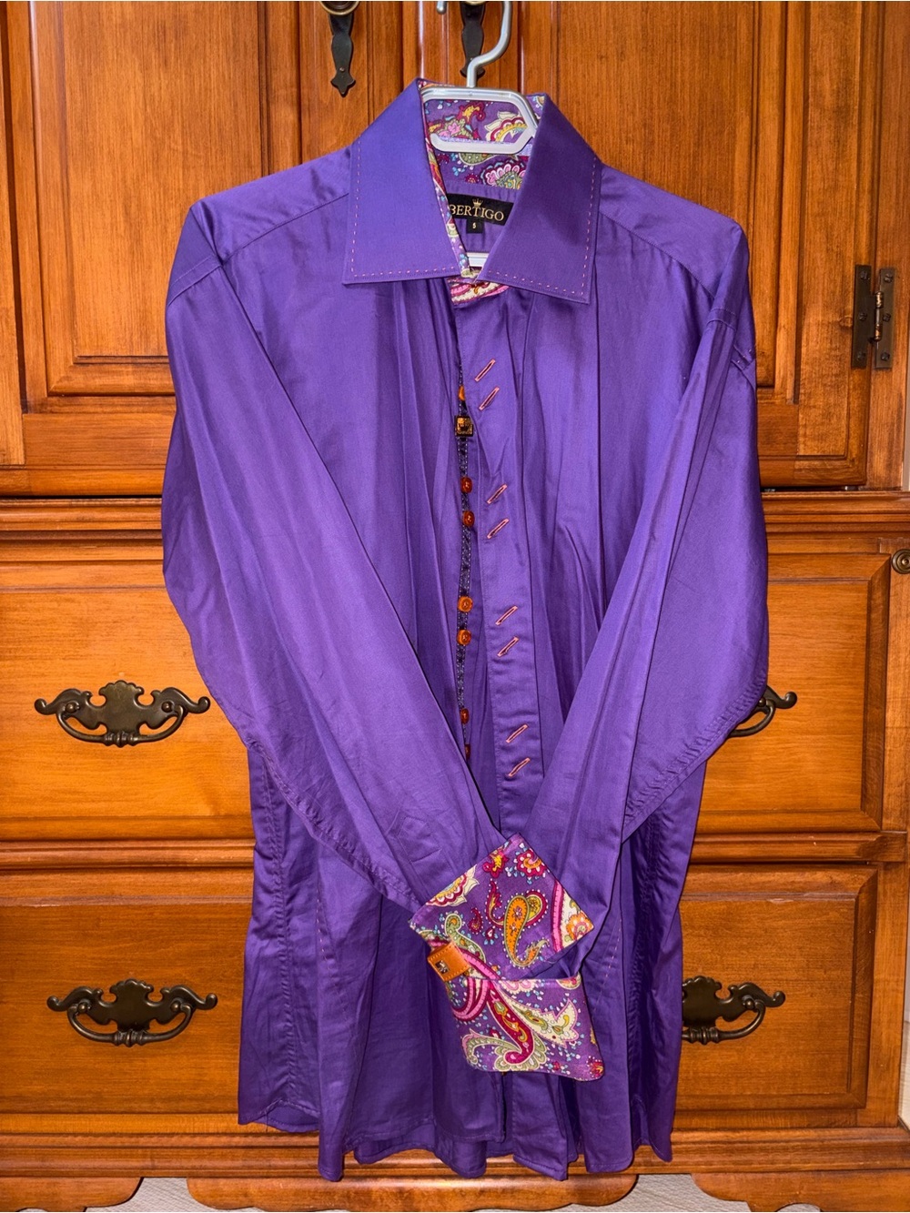 Vintage Bertigo Italian shirt for men 💜